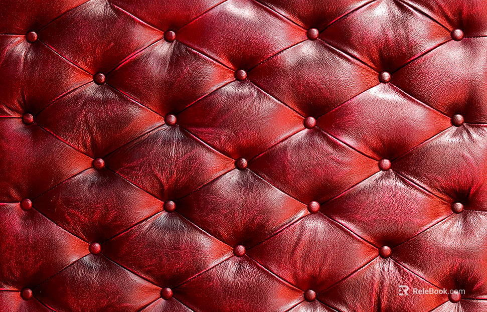 Soft leather sofa diamond-lattice sofa cushion texture