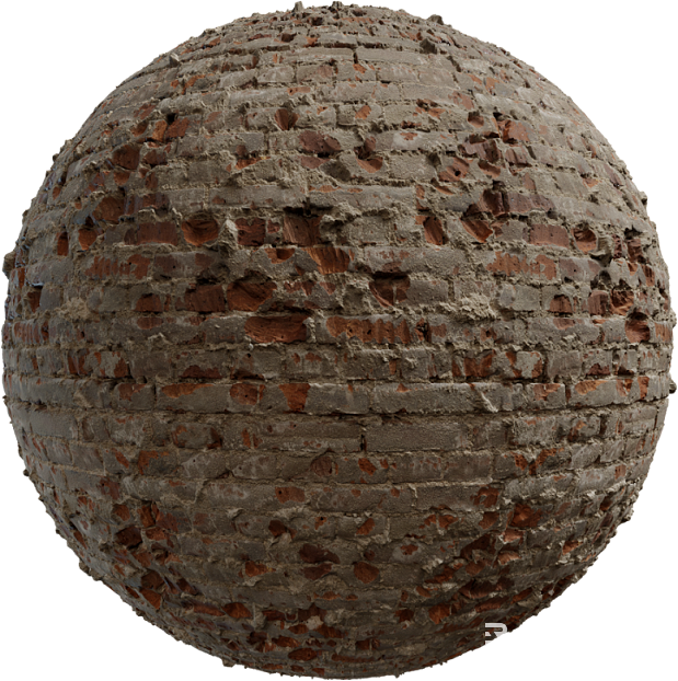 Brick wall PBR texture