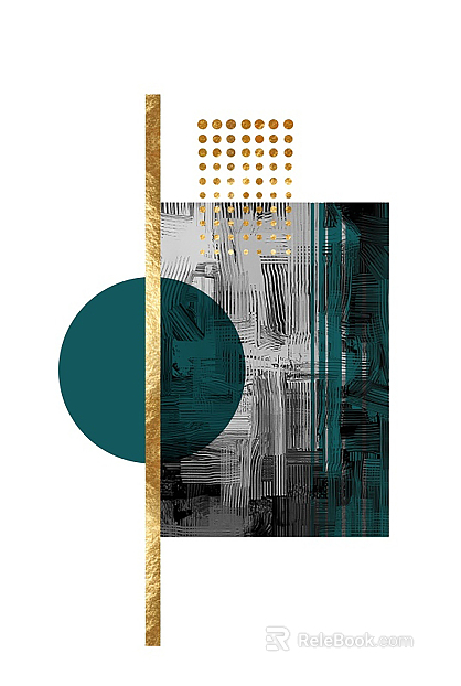 abstract painting modern minimalist decorative painting texture