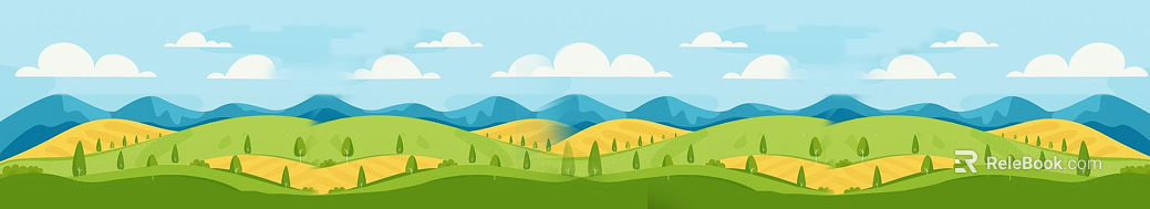 cartoon painting texture