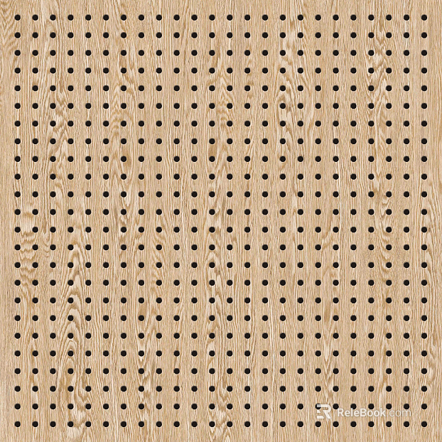 Perforated acoustic panel texture