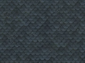 Dark Grey Blue Fish Scale Tile Kitchen and Bathroom Wall texture (ID:ffaeh317196)