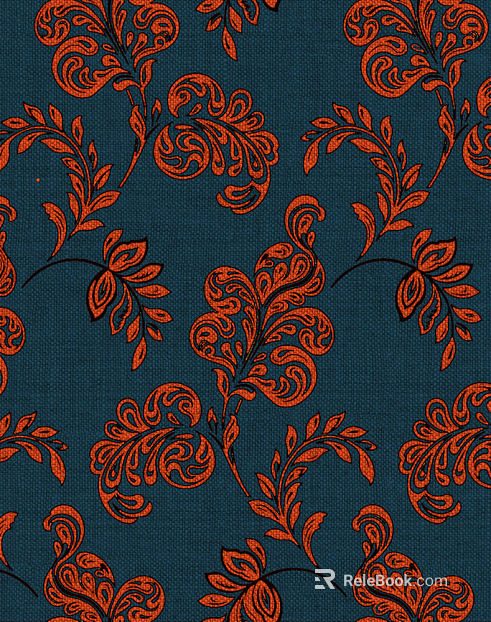 Chinese flower pattern texture