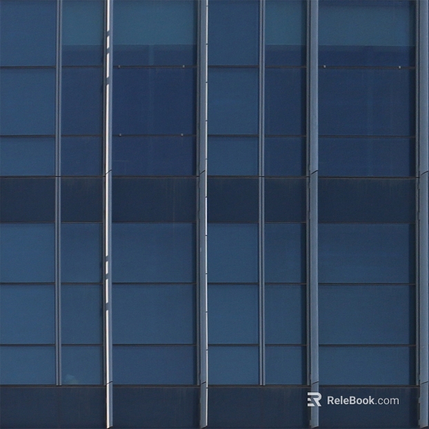 blue curtain wall glass building exterior wall texture