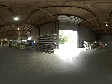 Indoor Warehouse Scene Daytime HDR 3d model