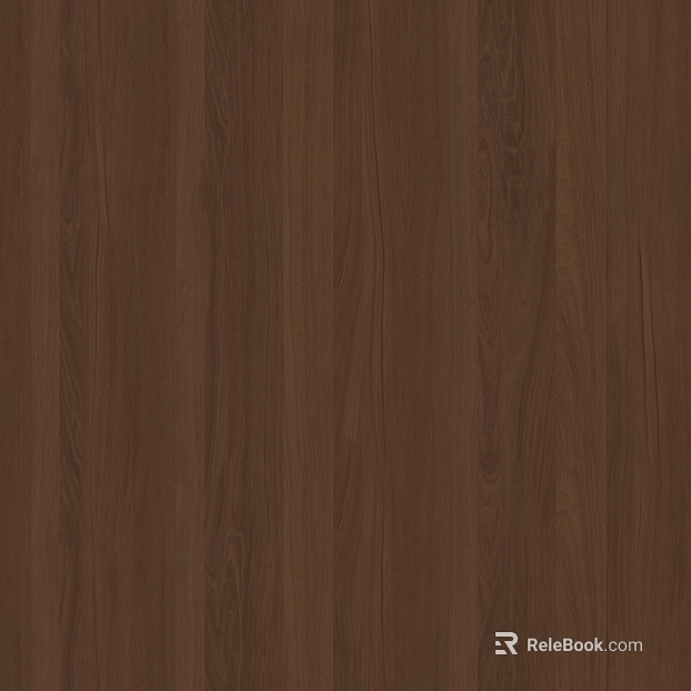 Interior wall finish in dark brown walnut texture