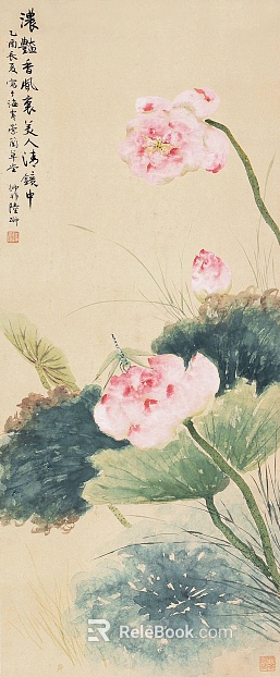 Plant painting texture