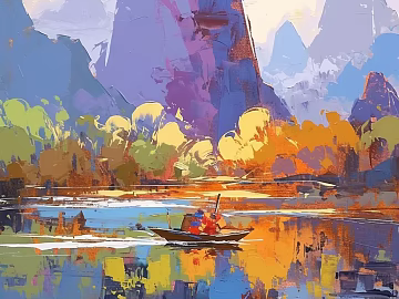 landscape painting texture (ID:ffach540284)