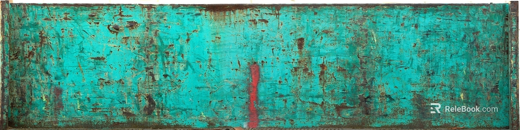 Lake blue old metal plate industrial wind wall texture