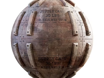 Wooden case PBR texture (ID:ffach496524)