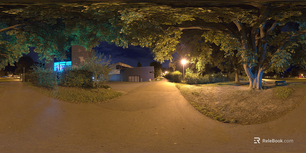 Park Road Night HDR texture