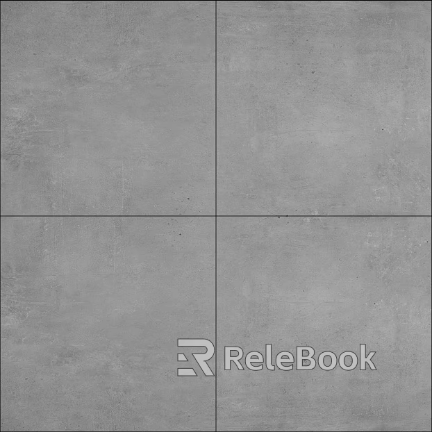 Cement Tile Solid Color Cream Matte Cement Floor Tile texture
