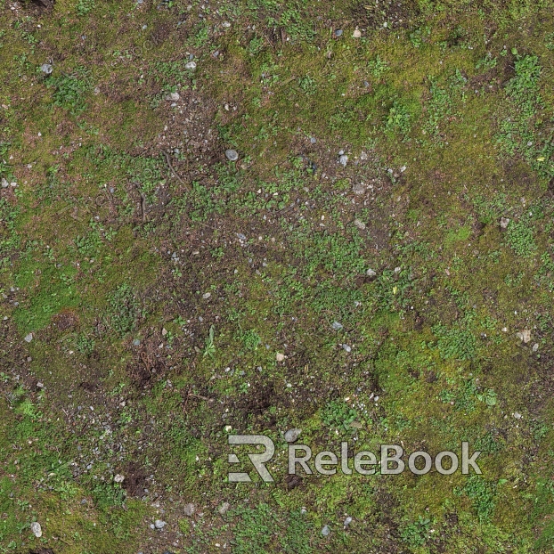 A vast, lush green turf stretches across the image, neatly trimmed and dotted with small wildflowers, under a bright, expansive sky.