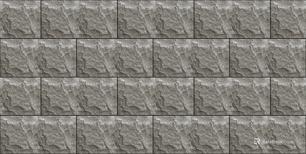 I-shaped cultural stone wall surface texture