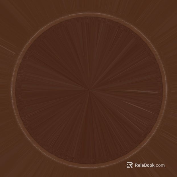 Dark brown round wood parquet table top decoration texture