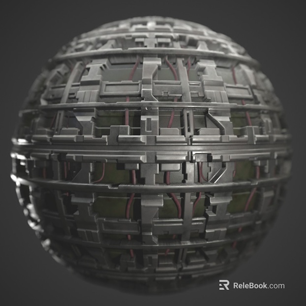 Sci-fi Scene Wall PBR texture