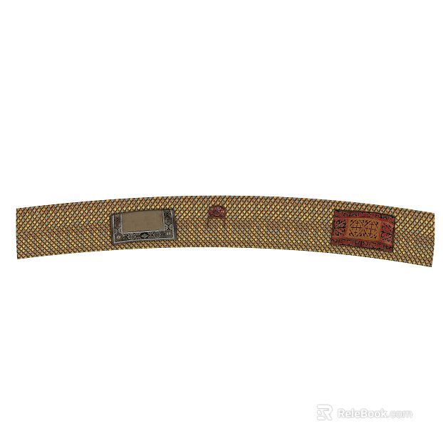 Yellow-brown woven metal belt wall decoration texture