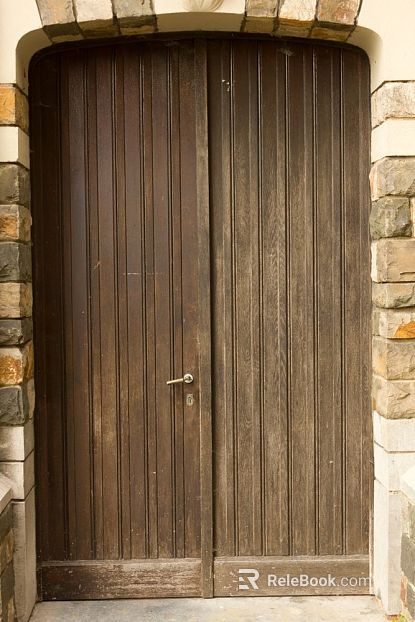 Wooden door texture