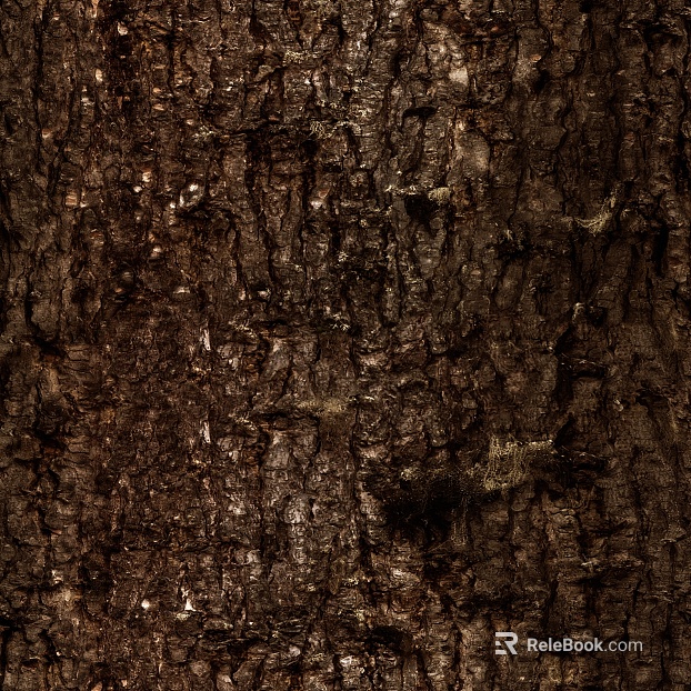 Dark brown tree bark natural texture material texture