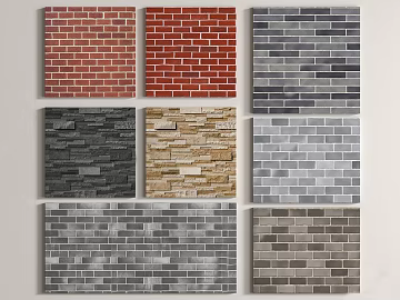 Multicolor brick wall interior exterior wall brick texture (ID:ffaeh623351)