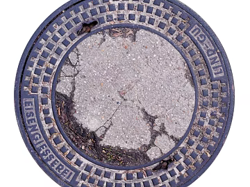Manhole Cover PBR texture (ID:ffach971181)