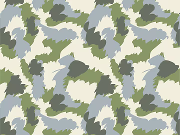Camouflage green blue mosaic camouflage clothing fabric texture (ID:ffach579815)