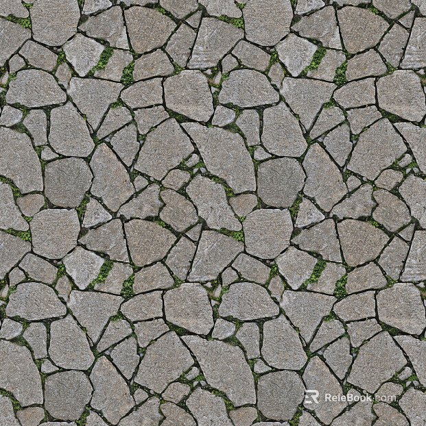 Crushed stone slab texture