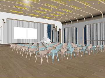 Light brown wooden floor Children's activity hall texture (ID:ffaeh932601)