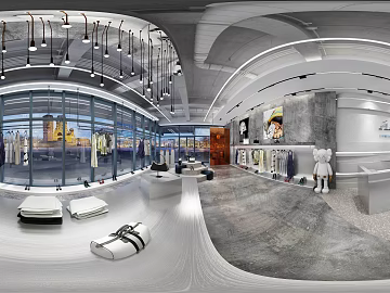Indoor Clothing Store HDR texture (ID:ffabg53131)