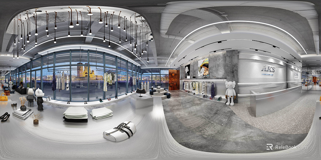 Indoor Clothing Store HDR texture