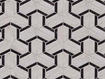 Tile irregular black and white pattern seamless texture (ID:ffaeg12686)