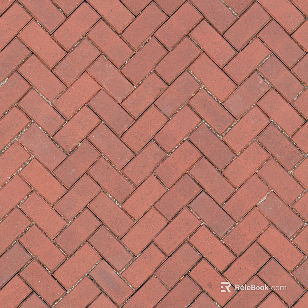Brick pavement texture