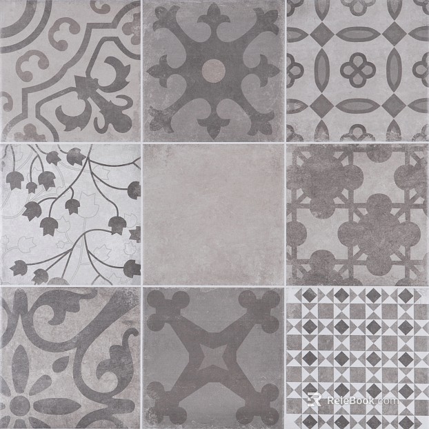 Tile gray bottom geometric curve tile texture