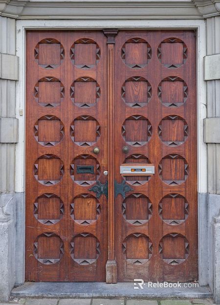 Wooden door texture