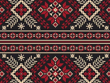 Christmas Pattern Knitted Fabric texture (ID:ffach544035)