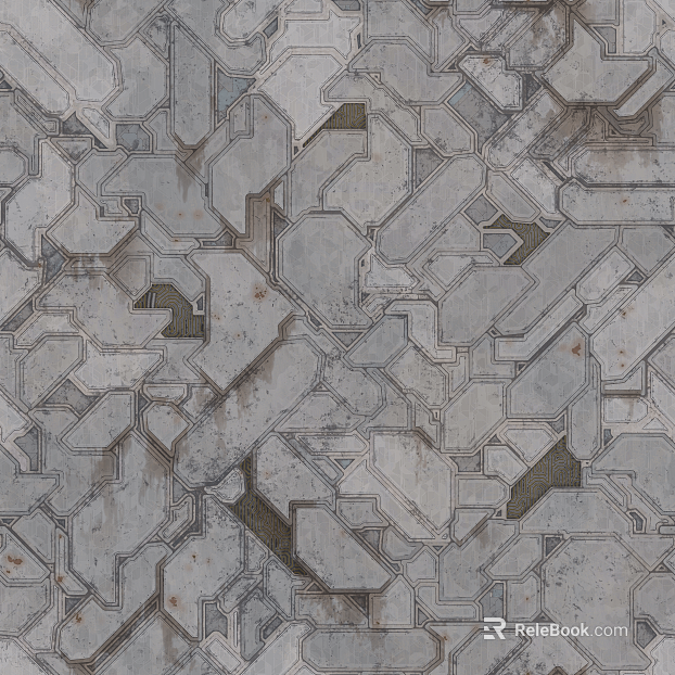 Do the old metal plate technology metal plate texture