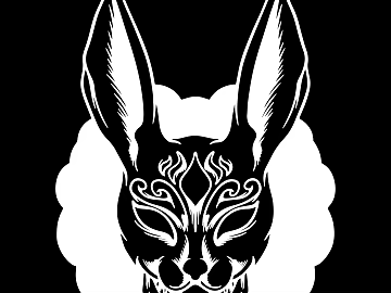 Tattoo black and white mask pattern texture pattern graphics (ID:ffach272134)