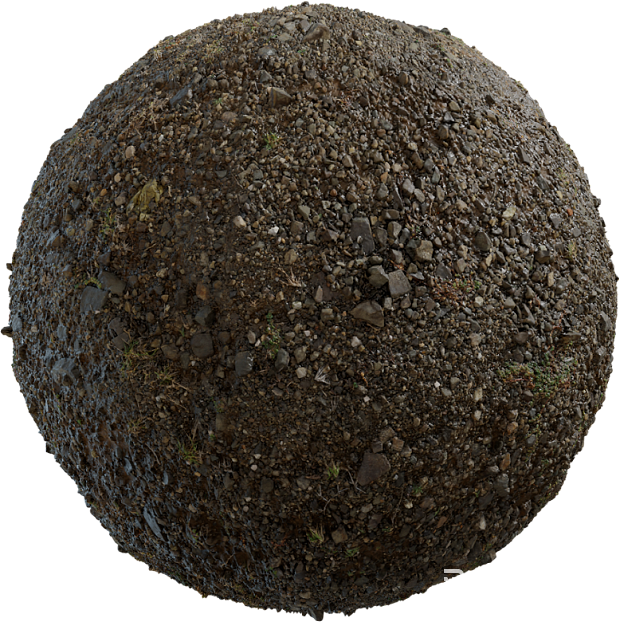 Gravel PBR texture