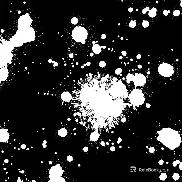 Black and White Splash texture