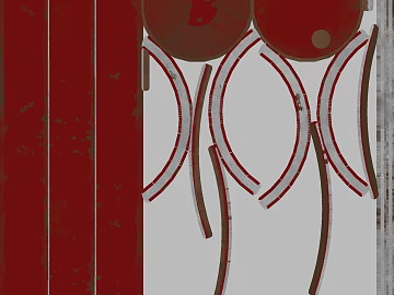 Three-dimensional real-object painting texture (ID:ffaeh152416)