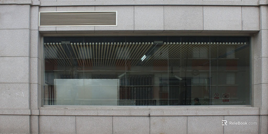 transparent glass building exterior wall window texture