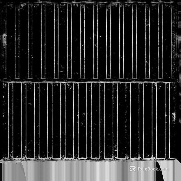 Black old metal grille industrial wind wall texture
