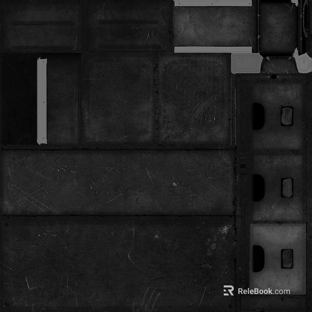 Dark gray distressed metal industrial-style finish texture