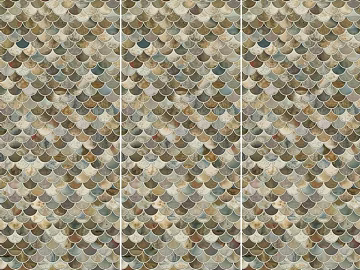 Kiln-changed dragon scale color shell wall panel texture (ID:ffach349478)