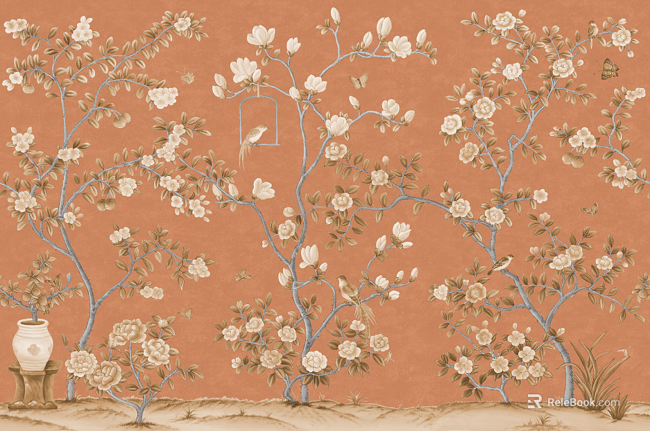 animal and plant pattern texture