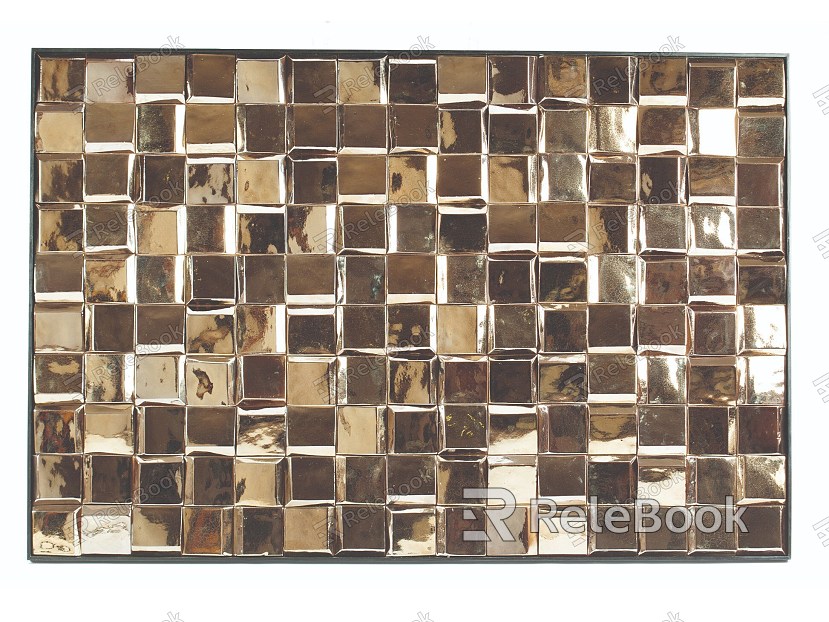 metal mosaic texture