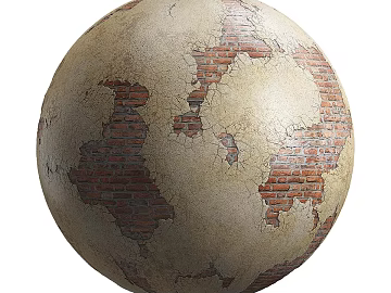 Brick wall PBR texture (ID:ffach953444)