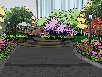 Modern Community Landscape Trail texture (ID:ffaeh893984)