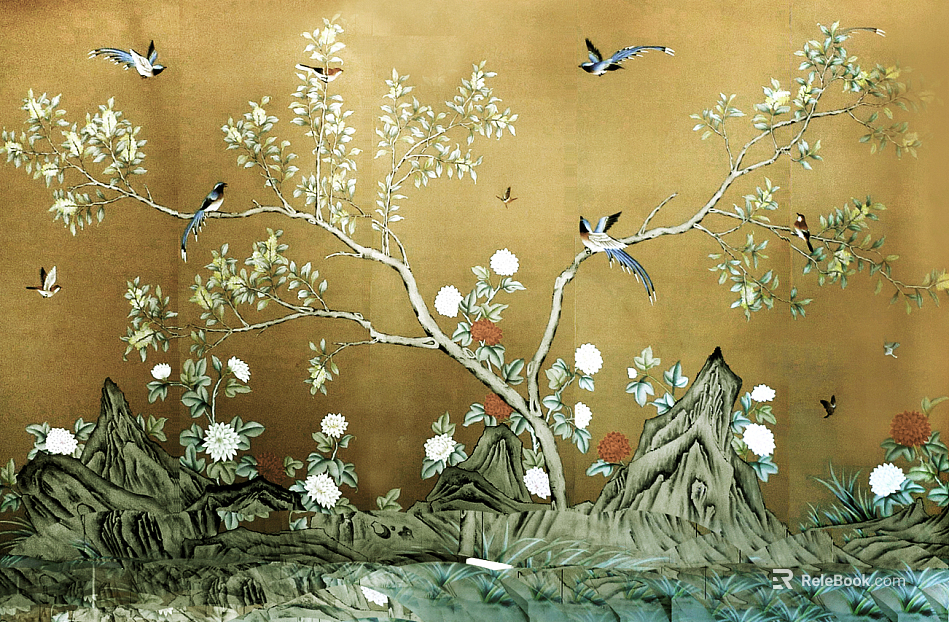 animal and plant pattern texture