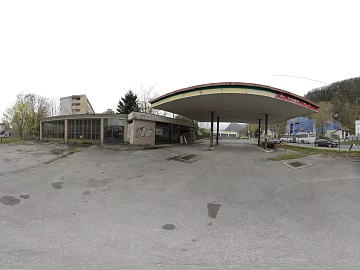 urban abandoned daytime gas station hdr texture (ID:ffabg83181)